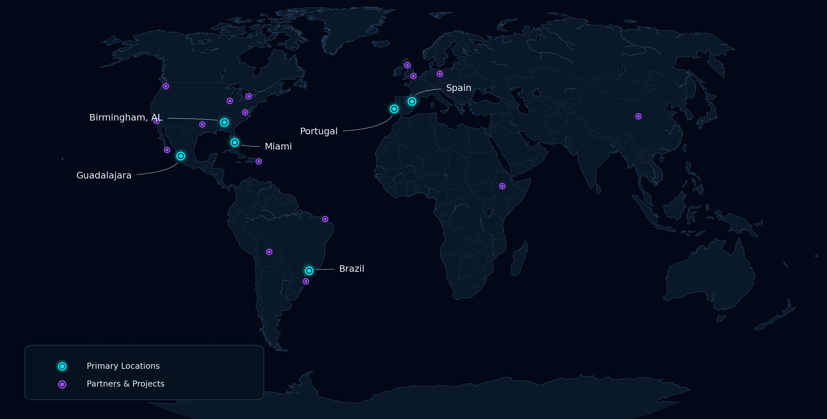 AG Consulting global project map